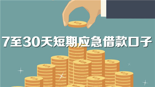 7至30天短期应急借款口子