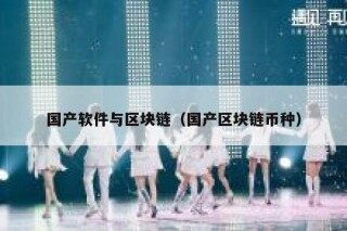 国产软件与区块链（国产区块链币种）