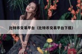 比特币交易平台（比特币交易平台下载）