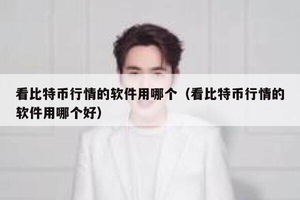 看比特币行情的软件用哪个（看比特币行情的软件用哪个好）-第1张图片-芝麻交易所下载