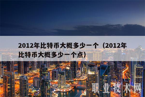 2012年比特币大概多少一个(2012年比特币大概多少一个点)