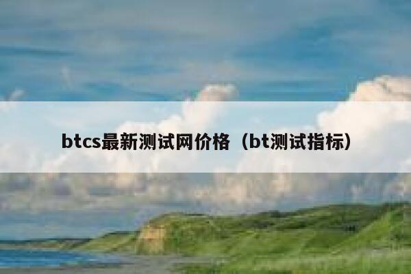 btcs最新测试网价格（bt测试指标）-第1张图片-芝麻交易所下载
