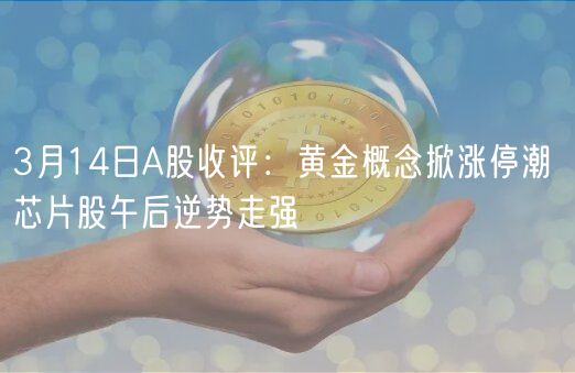 3月14日A股收评：黄金概念掀涨停潮 芯片股午后逆势走强-第1张图片-芝麻交易所下载