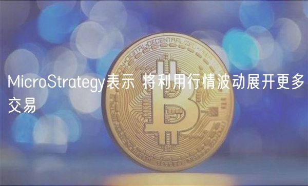 MicroStrategy表示 将利用行情波动展开更多交易-第1张图片-芝麻交易所下载