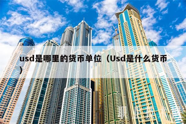 usd是哪里的货币单位(Usd是什么货币)