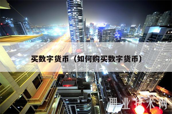 买数字货币(如何购买数字货币)