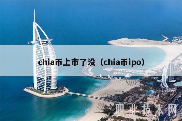 chia币上市了没(chia币ipo)