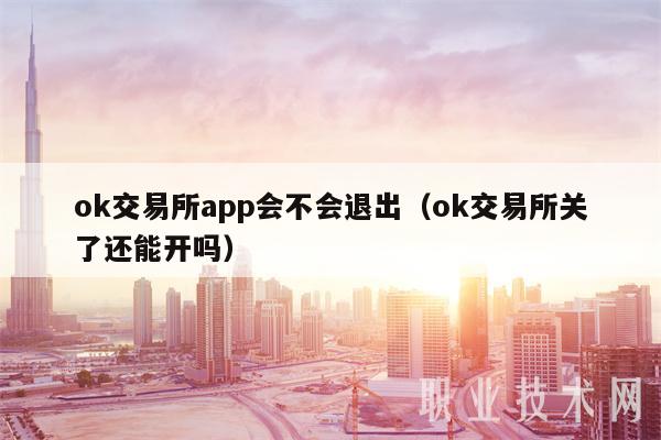 ok交易所app会不会退出(ok交易所关了还能开吗)