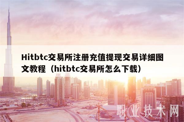 Hitbtc交易所注册充值提现交易详细图文教程(hitbtc交易所怎么下载)