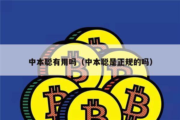 中本聪有用吗（中本聪是正规的吗）-第1张图片-芝麻交易所下载