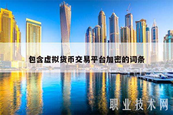 包含虚拟货币交易平台加密的词条