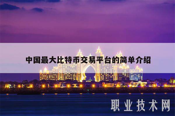中国最大比特币交易平台的简单介绍-第1张图片-芝麻交易所下载