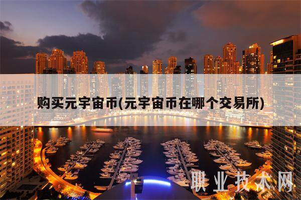购买元宇宙币(元宇宙币在哪个交易所)-第1张图片-芝麻交易所下载