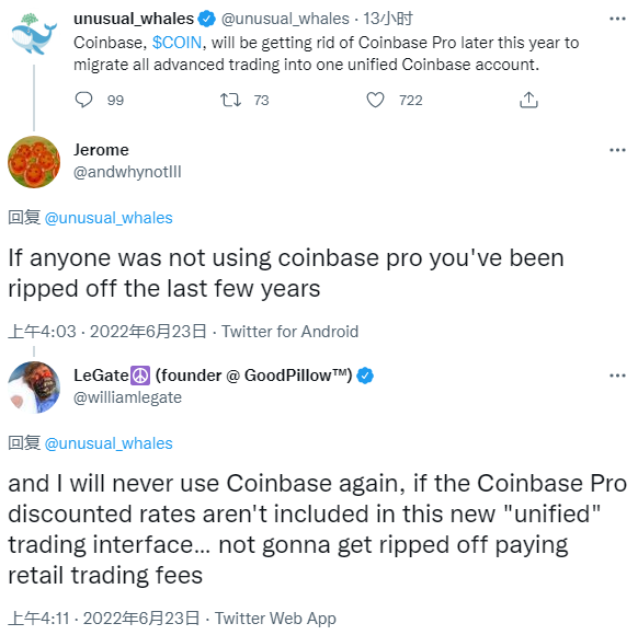 加密货币交易所Coinbase计划2022年底前终止专业版服务-第2张图片-芝麻交易所下载 加密货币交易所Coinbase计划2022年底前终止专业版服务-第2张图片-芝麻交易所下载